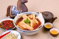 Ba kut teh. Malaysian stew of pork and herbal soup, Royalty Free Stock Photo