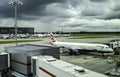 BA planes parked at London Heathrow Terminal 5