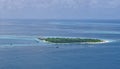 Baa Atoll Aerial Image Maldives Biosphere Royalty Free Stock Photo