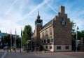 Baarle-Nassau, Brabant, The Netherlands - Historical town hall at the village square