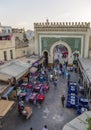 Bab Bou Jeloud gate (Blue Gate) in Fez, Morocco