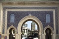 Bab Bou Jeloud gate (Blue Gate) in Fez, Morocco Royalty Free Stock Photo