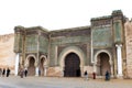 Bab el-Mansour Gate in Meknes, Morocco Royalty Free Stock Photo