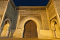 Bab Jama en Nouar door at Meknes, Morocco Royalty Free Stock Photo