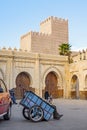 Bab Makina Plaza. Fez El Jedid, Morocco. Africa. Royalty Free Stock Photo