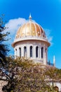 Bab Shrine in Bahai Garden Royalty Free Stock Photo