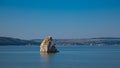Baba Caia rock in Danube Royalty Free Stock Photo
