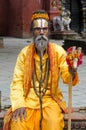 Baba Dressed In Orange