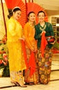 Baba nyonya costumes Royalty Free Stock Photo