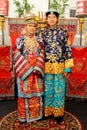 The Baba Nyonya Wedding Couple Royalty Free Stock Photo