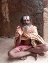 Baba sadhu near behind malyantham