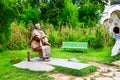 Baba Vanga statue in Rupite, Bulgaria