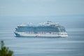 BABBACOMBE, TORQUAY, ENGLAND- 26 June 2021: Regal Princess Princess Cruises ship