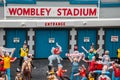 BABBACOMBE, TORQUAY, ENGLAND- 26 June 2021: Wombley Stadium at Babbacombe Model Village