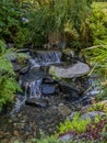 Babbling Brook Flows Over Stone Royalty Free Stock Photo