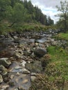 Babbling brook outside Dublin, Ireland