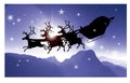 Babbo Natale 1 Santa on his sledge 1