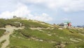 Tourists visiting Babele and Sphinx landmarks Royalty Free Stock Photo