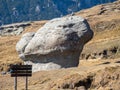 Babele rock landmark, Bucegi mountains, Romania Royalty Free Stock Photo