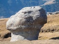 Babele rock landmark, Bucegi mountains, Romania Royalty Free Stock Photo