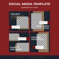 Babershop Business Social Media Template