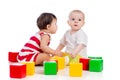 babies kids playing Royalty Free Stock Photo