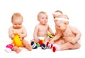Babies playing Royalty Free Stock Photo