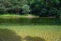 Babinda Boulders, a popular swimming hole and tourist attraction south of Cairns, Queensland Royalty Free Stock Photo