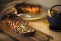 Babka, traditional jewish bread-like cake.