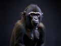Baboon isolated. Ai Generated Royalty Free Stock Photo