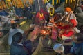 Gathering of Indian Hindu sadhus