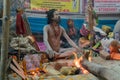 Gathering of Indian Hindu sadhus