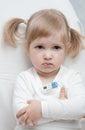 Baby is ailing Royalty Free Stock Photo