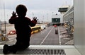 Baby in the airport