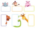 Baby animal banner