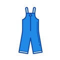 Baby apparel line icon.