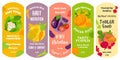 Baby approved finger food packaging label design