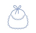 Baby apron icon