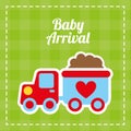 Baby arribal Royalty Free Stock Photo