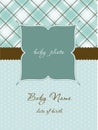 Baby Arrival Card with Frame