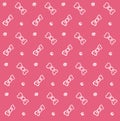 Baby background bows pink seamless