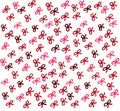 Baby background bows pink seamless Royalty Free Stock Photo