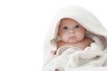 Baby after bath. Royalty Free Stock Photo