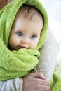 Baby After Bath Royalty Free Stock Photo