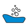 Baby Bathtub Icon