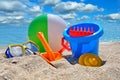 Baby beach toys Royalty Free Stock Photo