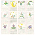 Baby Bear Calendar 2015