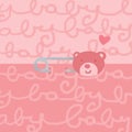 Baby bear safety pin female