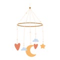 Baby bed hanging toy Royalty Free Stock Photo