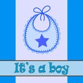 Baby bib for boy